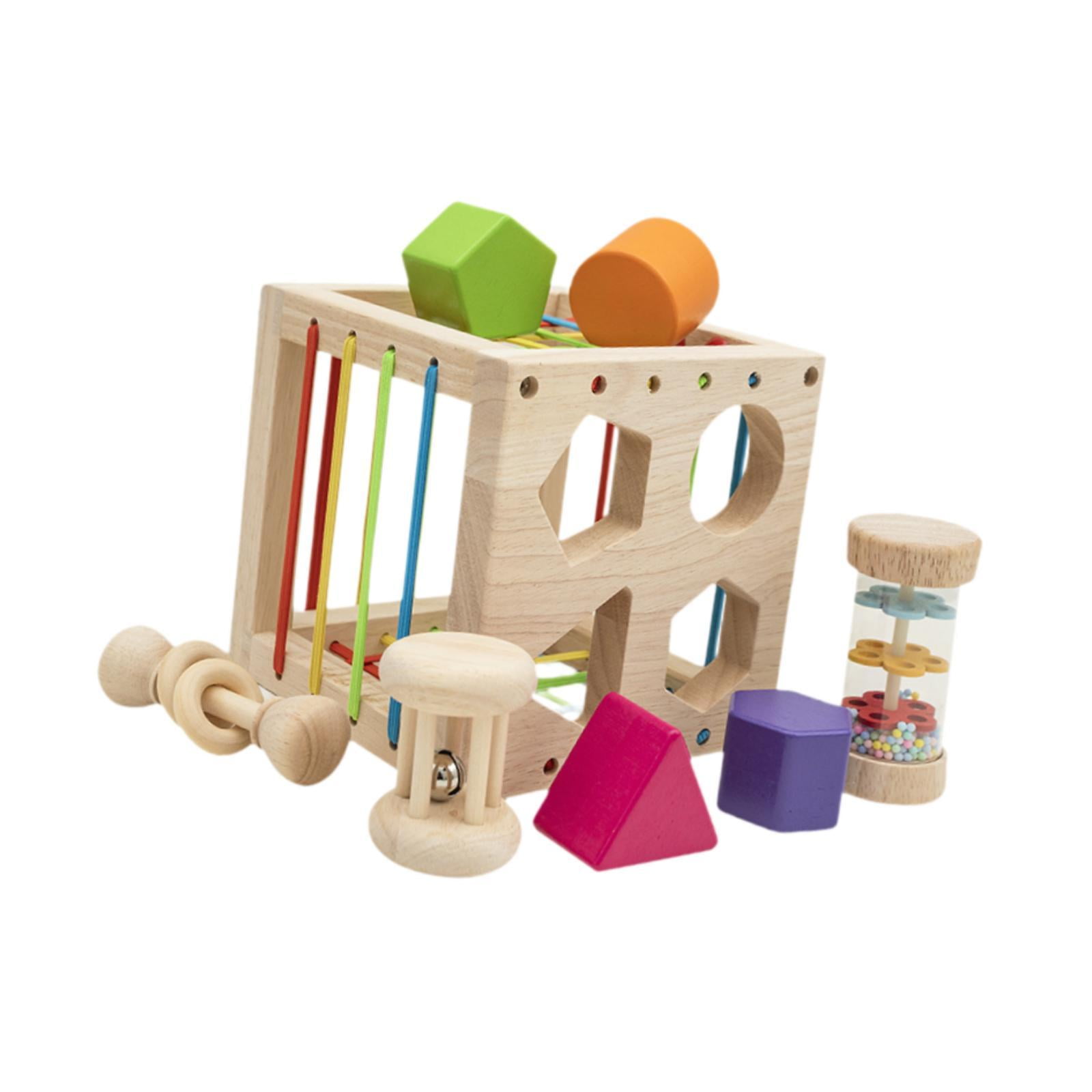 Bothyi - Actividad Cube Sensorial Cube Bin Para 1 2 Niños Niños Niños Niños