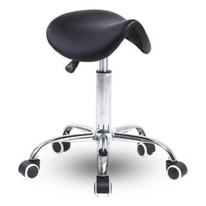 Maxcare - Piso Taburete Ergonomico Negro