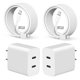 thumbnail image 1 of Cargador SpeedScope USB‑C de doble puerto con cable de 10 pies (3 m) – Pack de 2, 1 of 8