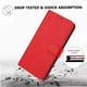 thumbnail image 5 of Funda Cartera para iPhone 16E Tarjetero Soporte Magnético y Correa Rojo, 5 of 5