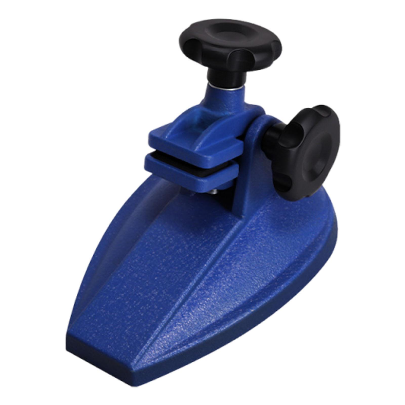 Ioensy - Soporte Para Micrómetro Azul, Compatible Con Reparación De Herramientas De Corte De Hierro Fundido Resistente, Longitud Del Soporte: 15,6 Cm