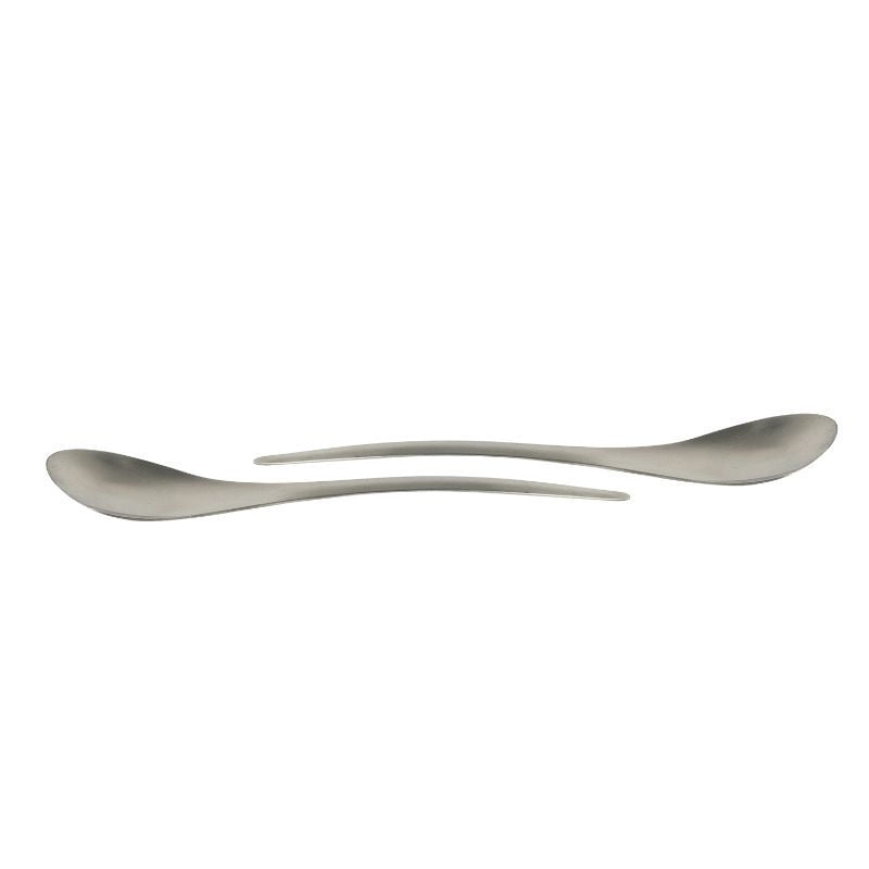 Decoexpress - Cuchara Gota Ensalada 2 Piezas Y030423 Acero Inoxidable Plateado