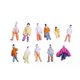 thumbnail image 1 of Figuras De Personas Pintadas A Mano En Escala Z, 200 Piezas, 1 of 5