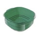 thumbnail image 2 of Canasto De Drenaje De Doble Capa Canastos De Drenaje De Verduras Para Alimentos Mezcla De Verduras Verde Oscuro, 2 of 3