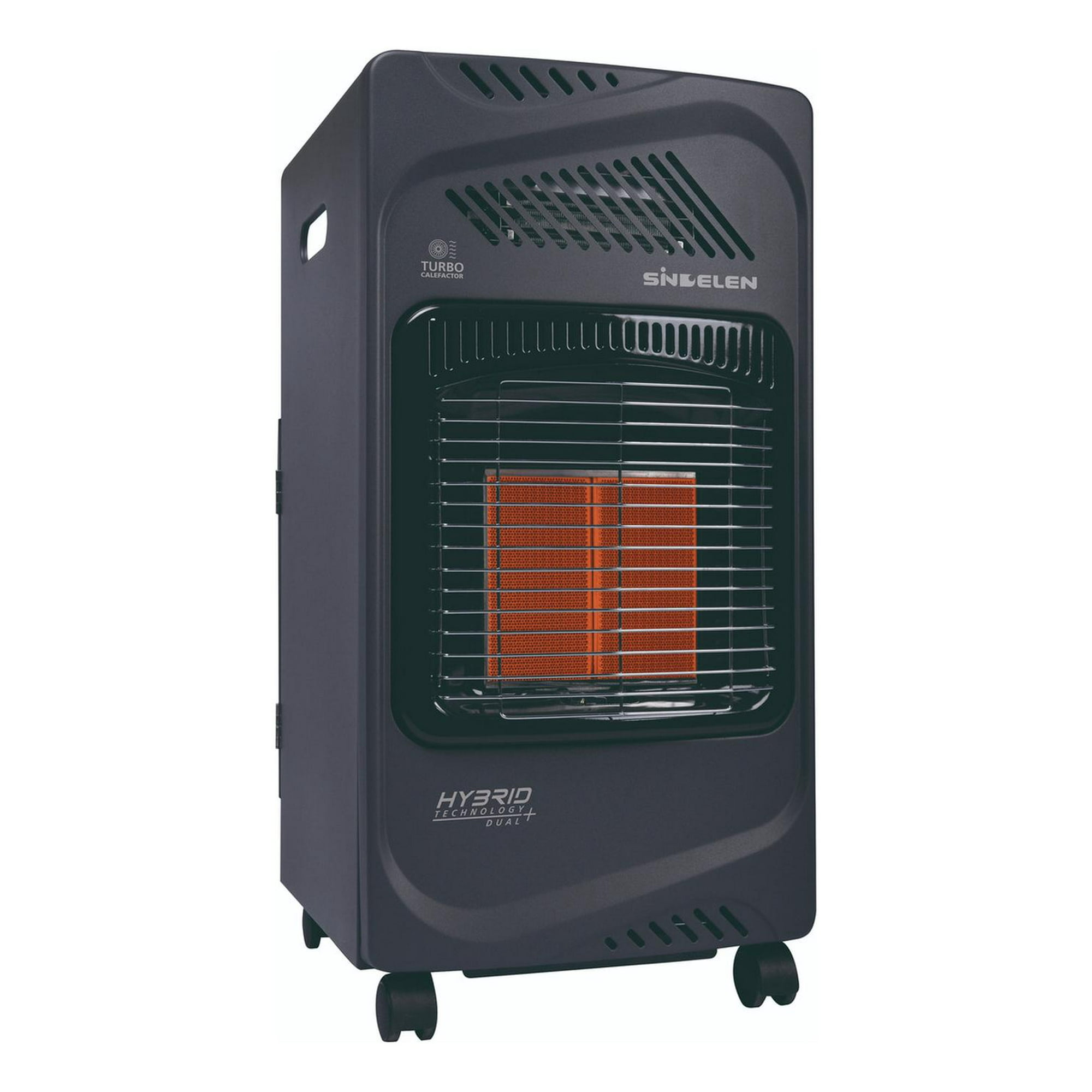 Sindelen - Estufa Gas Licuado 5kg Con Turbo Calefactor Eléctrico Sr-5350tng Negro