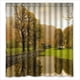 thumbnail image 1 of Cortina de ducha con diseño de árbol grande, juego de cortinas de baño con ganchos, tamaño 66 x 72 pulgadas, 1 of 3