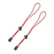 thumbnail image 3 of 2x Cordón Elástico Ajustable 26cm Camping Trekking Pole Stick Tie Downs Rojo, 3 of 5