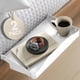 thumbnail image 1 of Organizador de cabecera Modern Innovations para cama de 2 unidades, blanco, 1 of 7