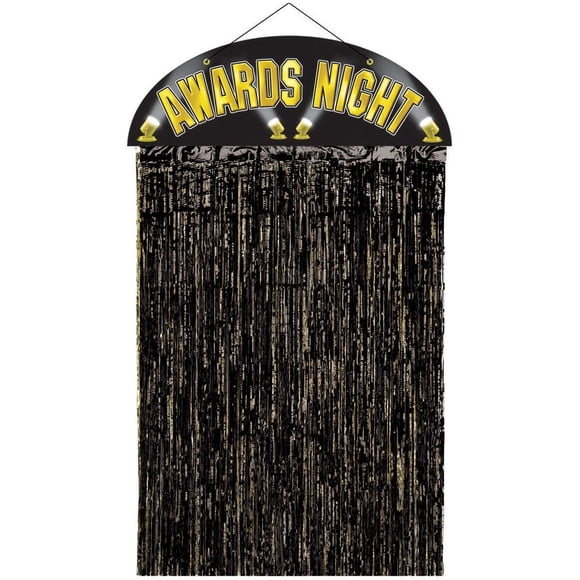 Cortina para puerta PMU Awards Night 137 cm x 107 cm paquete de 12