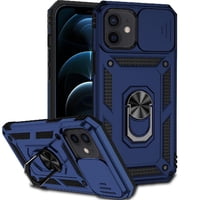 Estuche Gangxun Para Iphone 12 Mini, Soporte Giratorio 360°, Estilo Mecánico Y Magnético