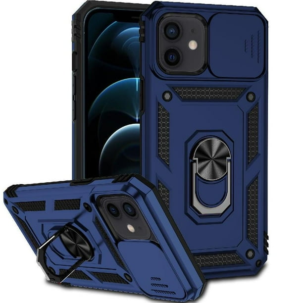 Estuche GANGXUN para iPhone 12 Mini, soporte giratorio 360°, estilo mecánico y magnético