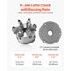 thumbnail image 4 of Torno VEVOR de 6 mordazas, 160 mm, autocentrado con soporte D1-4, 4 of 9