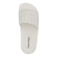 thumbnail image 2 of Sandalia Slide Calvin Klein Athens para mujer, color blanco, talla 35, 2 of 6
