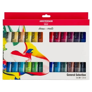 Acrílico Amsterdam Pack 24 Colores 20Ml Selección General