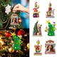 thumbnail image 2 of 6PCS Christmas Acrylic Onahombrest Christmas Tree Decoation Colgante Christmas Onahombrests Car Holiday Onahombrest Car Colgante Christmas Decoation (C), 2 of 5