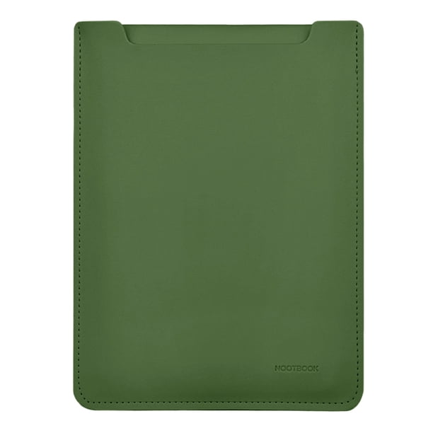 Bolsa para portátil de cuero sintético, duradera y resistente a los golpes.