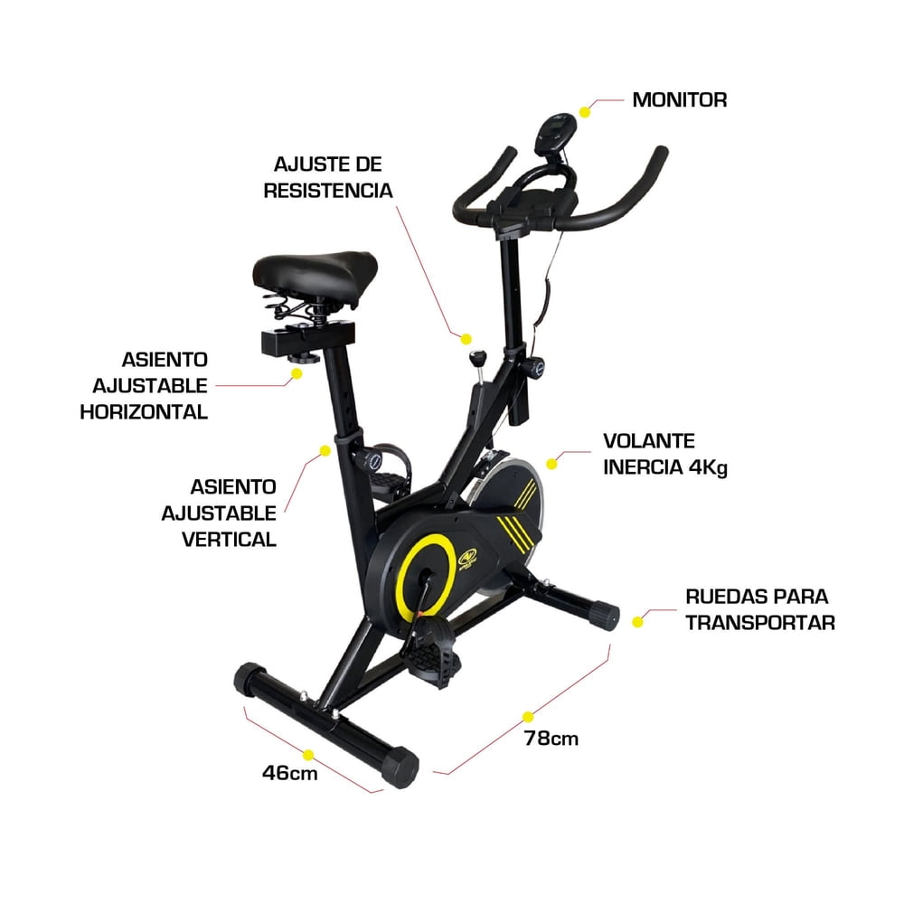 Athletic Works SB20 Negro/Amarillo, foto 6