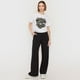 thumbnail image 4 of Polera Mujer Fun Manga Corta Crop Blanco Animal Corona, 4 of 5