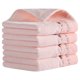 thumbnail image 1 of REGALWOVEN Toallas de Mano de Baño Bordadas con Flores, Juego de Toallas Decorativas Suaves y Absorbentes de Algodón Puro (13 x 29 Pulgadas) Rosa 4 Piezas, 1 of 4