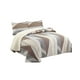 thumbnail image 1 of Quilt con sherpa 2 plaza beige 230 cm x 250 cm J7, 1 of 4