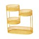 thumbnail image 5 of Cesta De Fruta De Metal Para Fiestas, Soporte De Fruta De Hierro Forjado, Soporte Para Servir Que Ahorra Espacio, Dorado, 5 of 5