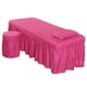thumbnail image 1 of SPA Mesa De Masaje Juego De Ropa De Cama Falda De Cama Funda De Almohada Funda De Taburete Rose Red-L, 1 of 5