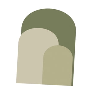 Magideal - Calcomanía De Pared Con Arco, Decoración De Fondo, Estilo Bohemio, Para Pegar Y Despegar, Decoración De Pared Para Guardería, Pegatina De Pared Para C Verde