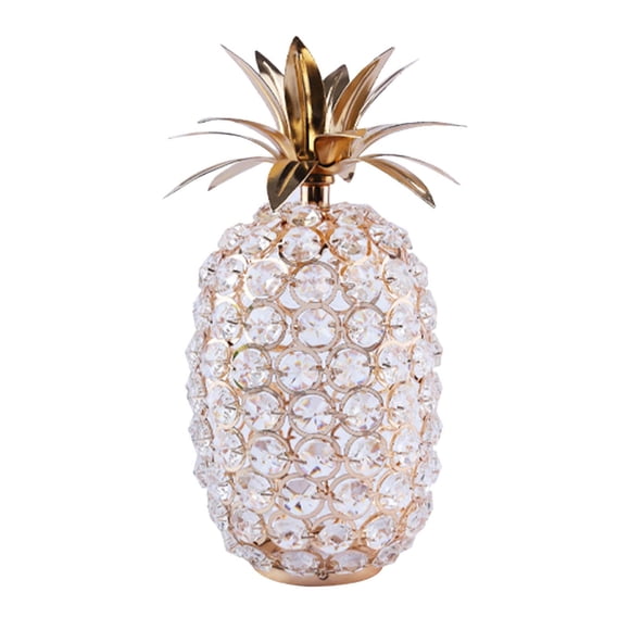 Figuritas De Piña De Cristal, Estatua De Fruta, Centros De Mesa, Cristal Octogonal