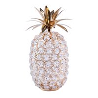 Bothyi - Figuritas De Piña De Cristal, Estatua De Fruta, Centros De Mesa, Cristal Octogonal