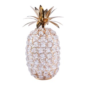 Bothyi - Figuritas De Piña De Cristal, Estatua De Fruta, Centros De Mesa, Cristal Octogonal