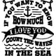 thumbnail image 1 of Decomural How Much I Love You Count The Waves WS-46299, 1 of 2