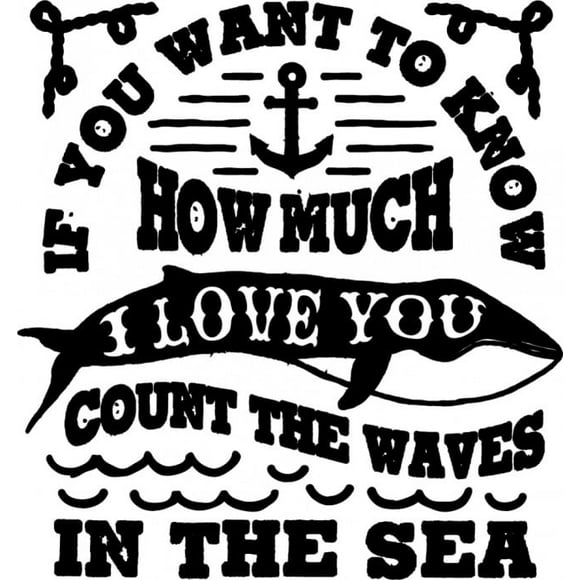 Decomural How Much I Love You Count The Waves WS-46299