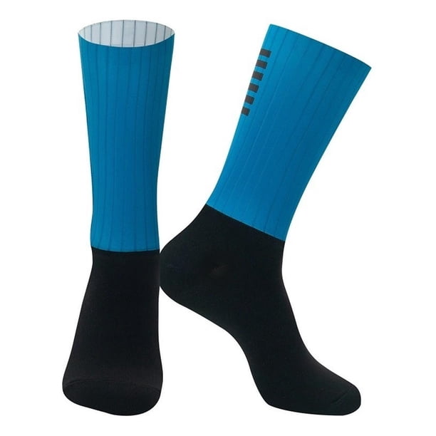 Calcetines Banda Silicona Antideslizantes Ciclismo Y Deporte azul Talla única