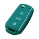 thumbnail image 2 of Protector De La Chaqueta De La Cubierta De La Llave Del Control Remoto Del Coche De Silicona Para Golf VW Sagitar Polo Verde Oscuro, 2 of 5
