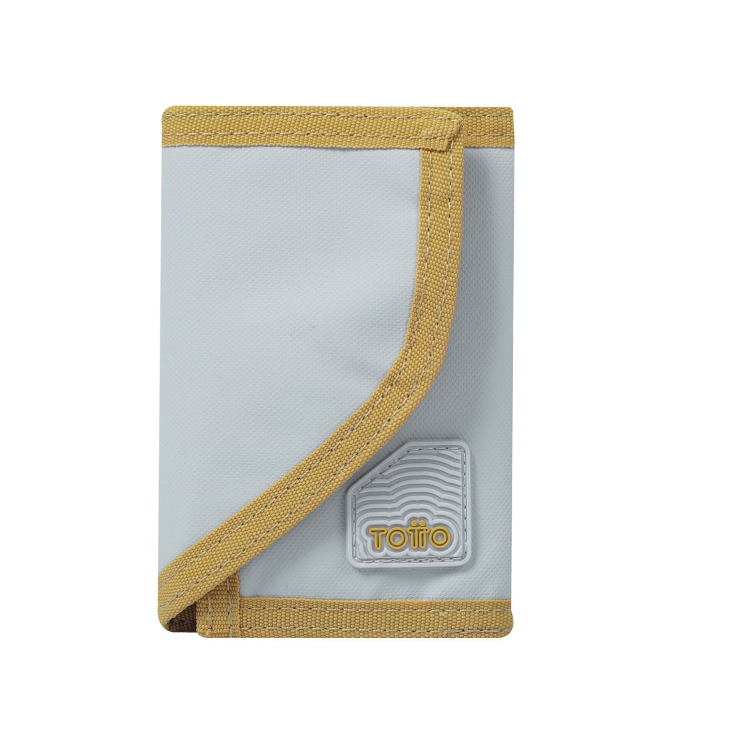 Totto - Billetera Contrast Dom Gris/amarillo