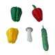 thumbnail image 2 of Kits De Adornos Para Habitación En Miniatura, Comida Vegetal, Casa De Mu?ecas A Escala 1/6, 5 Uds., 2 of 5