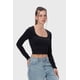 thumbnail image 2 of Polera Mujer Escote Cuadrado Negro - lV, 2 of 4