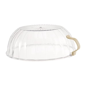 Magideal - Cubierta Transparente Para Microondas, Tapa Para Salpicaduras De Horno De Microondas, Panel De Agarre Resistente Al Calor, Cubierta Para Alimentos, La