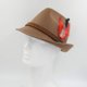 thumbnail image 3 of Sombrero de Disfraz Melesh 59 cm Marrón con Plumas para Oktoberfest, 3 of 6