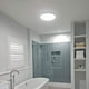 thumbnail image 5 of Lámpara de techo LED redonda para baño, IP54, resistente al agua, 6500 K, luz blanca fría, moderna, para baño, dormitorio, cocina, salón, balcón, 30 W, diámetro 30 cm., 5 of 8