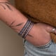 thumbnail image 2 of Pack Pulseras Telar Negro con Mostacillas de Plata al lado y Rosados multicolor Talla única, 2 of 2