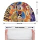 thumbnail image 2 of La leyenda de los tres caballeros Gorro de Natación de Licra, Gorro de Baño de Tela Cómoda, Gorro Elástico Antideslizante para Hombres, Mujeres y Niños, 2 of 6