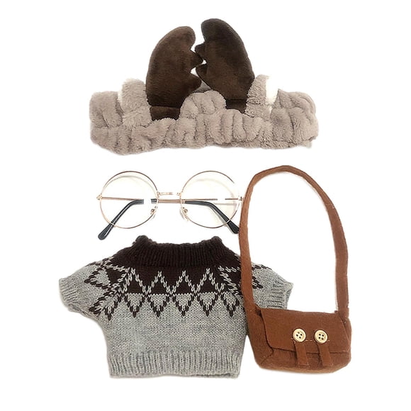 Ropa Y Accesorios Para Muñecas Blandas Para Muñecos De Peluche De 25~30 Cm Gris A