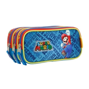 Mario Bros - Estuche Lapices Infantil Original Mario