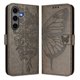 thumbnail image 1 of Funda Cartera Mariposa Para Samsung Galaxy S24 Plus Con Soporte Y Ranuras Para Tarjetas Gris, 1 of 5