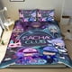 thumbnail image 1 of Vida Gacha Conjunto de sábanas temático, trío de piezas, cómodo y amigable con la piel, diseño único, regalo de decoración para el hogar para familiares, amigos y fans,140cm *210cm, 1 of 6