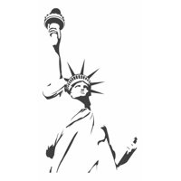 Rienda Libre Graphics - Decomural Statue Of Liberty New York City Ws-15550
