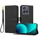 thumbnail image 1 of Funda Cartera para Motorola Moto Edge 50 NEO Tarjetero Soporte Magnético y Correa Negro, 1 of 5