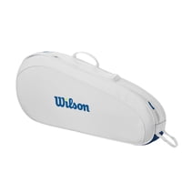 Mochila De Tenis Wilson Us Open Team Con Capacidad Para 2 Raquetas, Color Blanco/Azul
