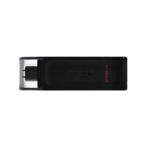 Kingston - Pendrive Datatraveler 70 256Gb Usb-C Tapa Incluida Windows/Mac